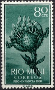 Rio Muni #11, Unused, Hinged