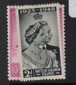 British Solomon Islands SG 75-6 MOG (10eif)