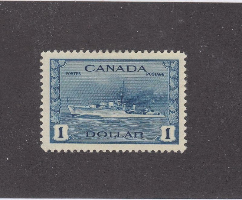 CANADA (KSG573) # 262 VF-MLH $1 RCN TRIBAL CLASS DESTROYER / BLUE CAT VALUE $100