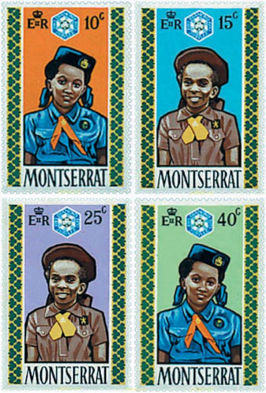 38891 MNH MONTSERRAT 1970 60 ANIVERSARIO DEL ESCULTISMO FEMENINO EN MONTSERRAT