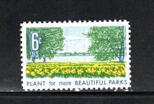 1366  * BEAUTIFUL PARKS *   U.S. POSTAGE STAMP  MNH