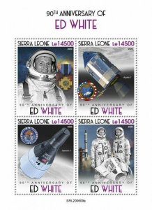 2020/08- SIERRA LEONE - SPACE ED WHITE      4V    MNH **