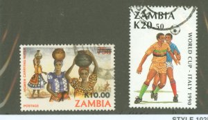 Zambia #503/510  Multiple