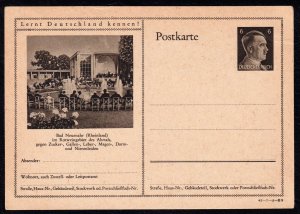 Nazi Germany (Third Reich) 1942 Towns - Bad Neuenahr Postal Stationary Card Mint