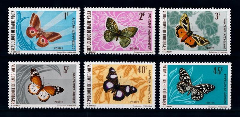 [70706] Burkina Faso Upper Volta 1971 Insects Butterflies  MNH