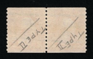 EXCEPTIONAL GENUINE SCOTT #599A USED COIL PAIR PSE CERT GRADED XF-90  #9740