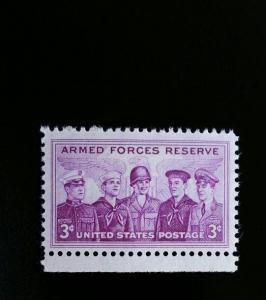 1955 3c Armed Forces Reserve Scott 1067 Mint F/VF NH