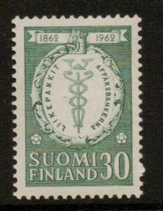 FINLAND SG640 1962 CENT OF 1st FINNISH COMMERCIAL BANK  MNH