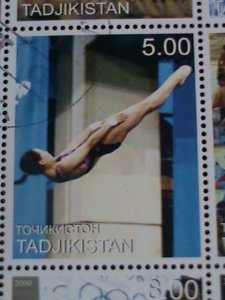 ​ Tajikistan  Stamp:2000-Sydney 2000 opening ceremony CTO full Stamp sheet