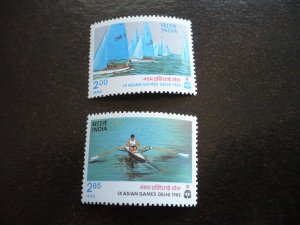 Stamps - India - Scott# 997, 999 - Mint Never Part Hinged Set of 2 Stamps