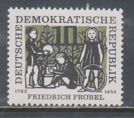 GDR,  10pf Children at Play (SC# 328) MNH