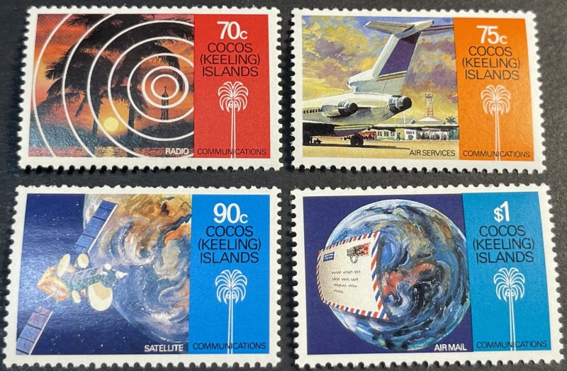 COCOS ISLANDS # 162-165-MINT NEVER/HINGED---COMPLETE SET----1987