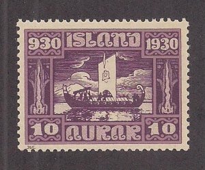 ICELAND SC# 155   VF/MLH  1930