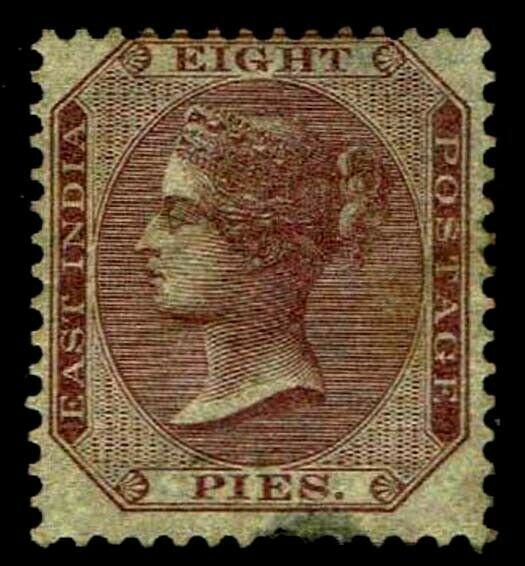 1860-64 India #19 QV Unwatermarked - Used - F/VF - CV$8.00 (ESP#3822)