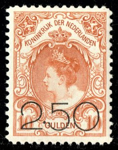 [mag781] Netherlands 1920 Scott#104 mvlh Queen Wilhelmina VERY NICE CENTERING
