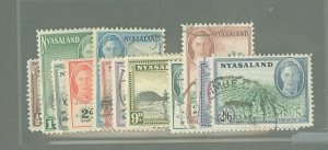 Nyasaland Protectorate #68-79 Used Multiple