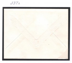 GB GUERNSEY WW2 1942 FDC 1d *BANKNOTE PAPER* Channel Islands Occupation J37a