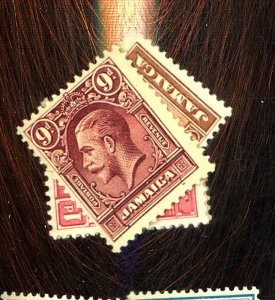 JAMAICA #103 103A 104-5 MINT FVF OG LH  Cat  $51