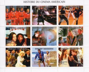 Malagasy 1999 AMERICAN Cinema SPACE Sheet Perforated Mint (NH)