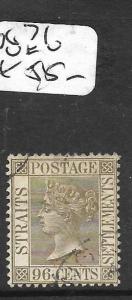 MALAYA STRAITS SETTLEMENTS (P0311B) QV  96C  SG 71  VFU