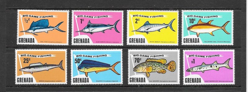 FISH - GRENADA #603-10  BIG GAME FISHING MH