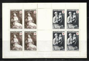 FRANCE - SEMI-POSTAL - SCOTT #282a - 1953 RED CROSS BOOKLET COMPLETE - VF - MNH