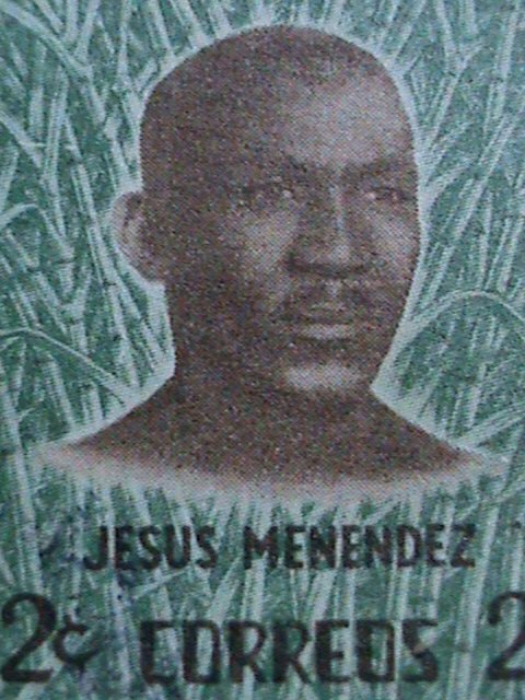 ​CUBA-1961 SC# 66 JESUS MANENDEZ-LEADER OF SUGAR INDUSTRY- MINT VERY FINE