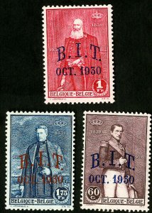 Belgium Stamps # 222-4 MH VF