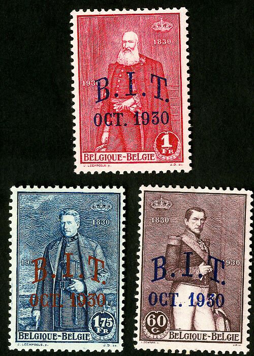 Belgium Stamps # 222-4 MH VF