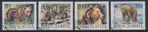 WWF Yugoslavia Fine Used Mi 22 - 25