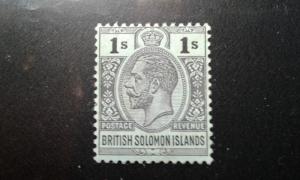 Brit Solomon Isl #36 wmk 3 Mint Hinged