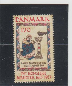 Denmark  Scott#  525  MNH  (1973 Royal Library)
