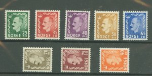 Norway #345-52 Mint (NH) Single (Complete Set)