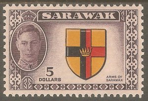 SARAWAK Sc# 194 MNH FVF King George VI KGVI