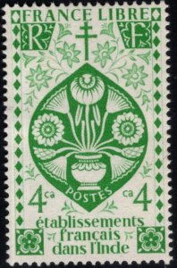 FRENCH INDIA  Scott 145 MNH** 1942 stamp