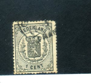 NETHERLANDS #18 USED FVF Cat $70