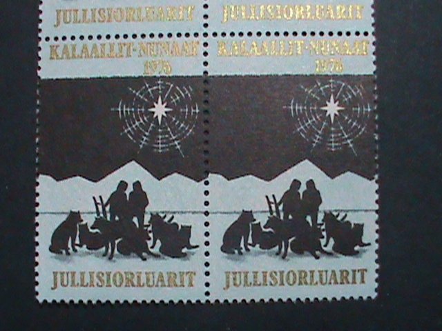 ​JULLISIORLUARIT STAMP-1976 RARE NORTH POLE STAMP MNH BLOCK OF4-EST.-$8 VF