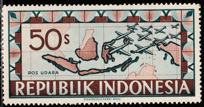 INDONESIA C33, FAILURE OF DUTCH BLOCKADE. UNUSED, H OG  VF. (435)