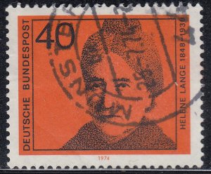 Germany 1974 Sc # 1129 Helene Lange (1848-1930) Used