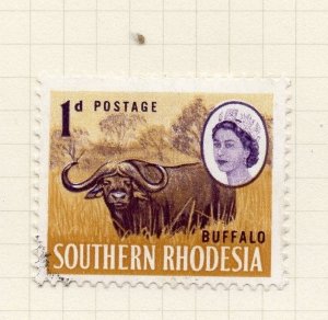 Southern Rhodesia 1964 Early Issue Fine Used 1d. 280579