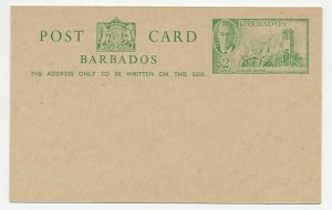 Postal stationery Barbados Sugar cane