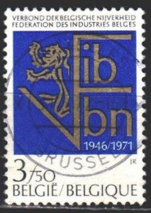 Belgium. 1971. 1661. 25th Anniversary of the Federation of Belgian Industry. ...