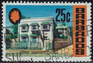 Barbados - 1972 - Scott #338a - used - Washington House