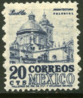 MEXICO 860 20cts 1950 Definitive 1st Printing wmk 279 MH