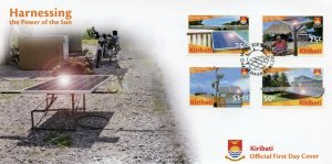 Kiribati Landscapes Stamps 2020 FDC Solar Energy Environment Nature 4v Set