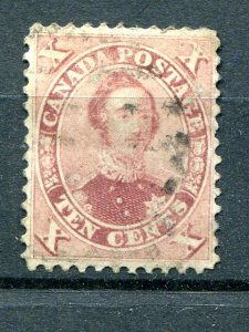 Canada #17 red lilac   Used F-VF  -  Lakeshore Philatelics