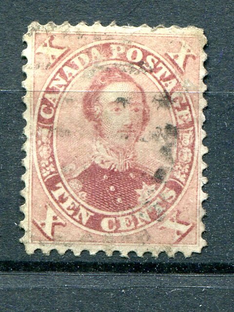 Canada #17 red lilac   Used F-VF  -  Lakeshore Philatelics