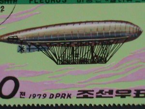 ​KOREA STAMP-1979-SC#1788 KOREA AIRSHIP-ZEPPELIN CTO STAMPS VERY FINE
