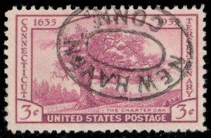 US #772 Connecticut Tercentenary; Used