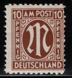 Germany AM Post Scott # 3N7, mint nh